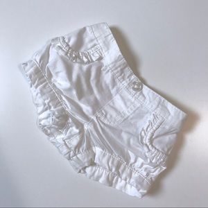 Newborn Baby Girl Shorts - White New Without Tags